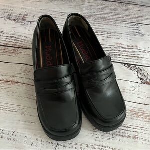 Mudd Y2K 90s Oxford Scottie Loafer Chunky Platform Shoes Black Size 7.5 EUC